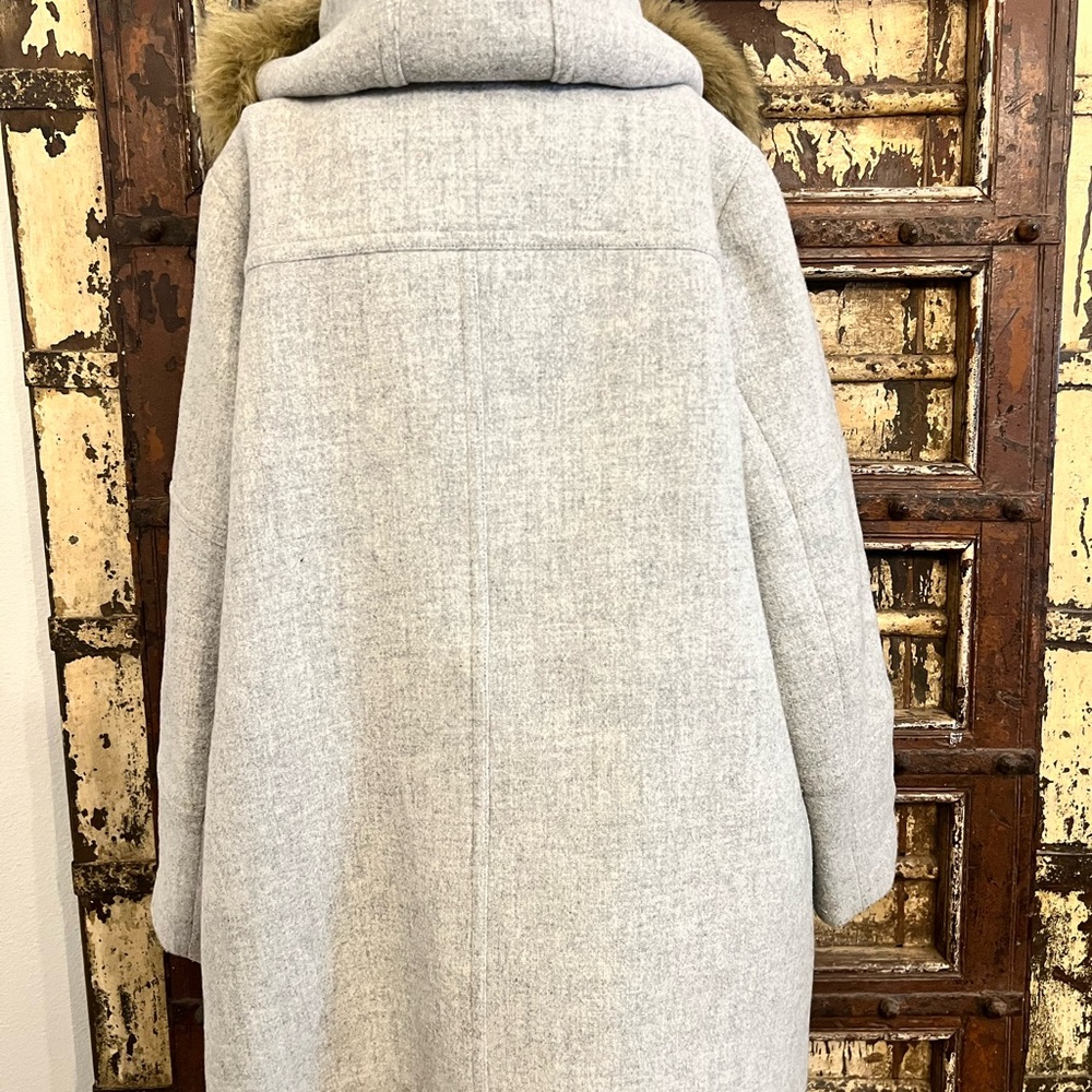 J Crew Italian Stadium Cloth Nello Gori Wool Blend Chateau Coat - Picture 6 of 9
